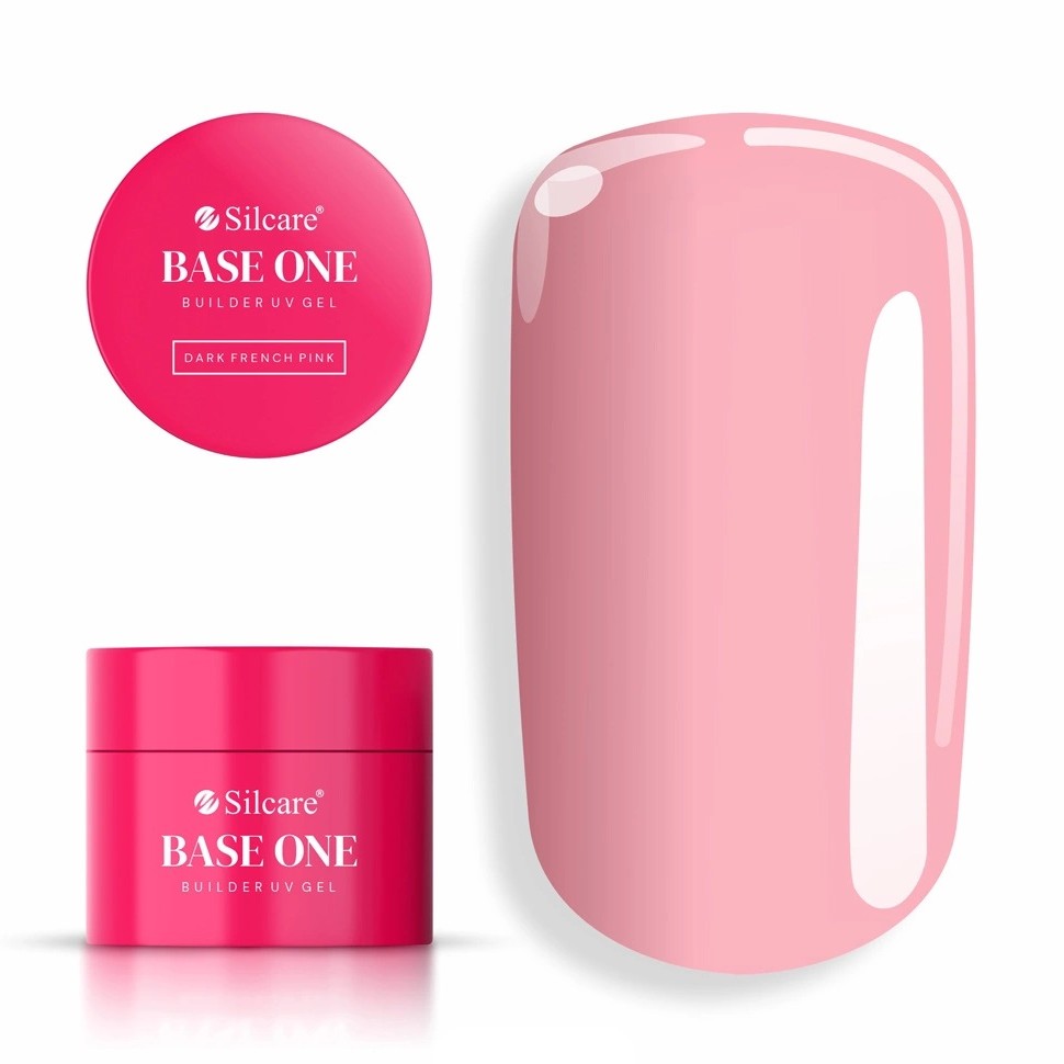 54623991753950233 Base One Dark French Pink żel budujący do paznokci 50g - obrazek 1