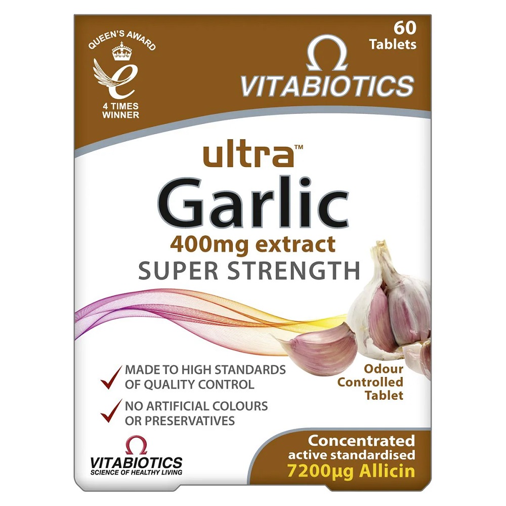 54630801735829764 Ultra Garlic czosnek bez zapachu suplement diety 60 tabletek - obrazek 1