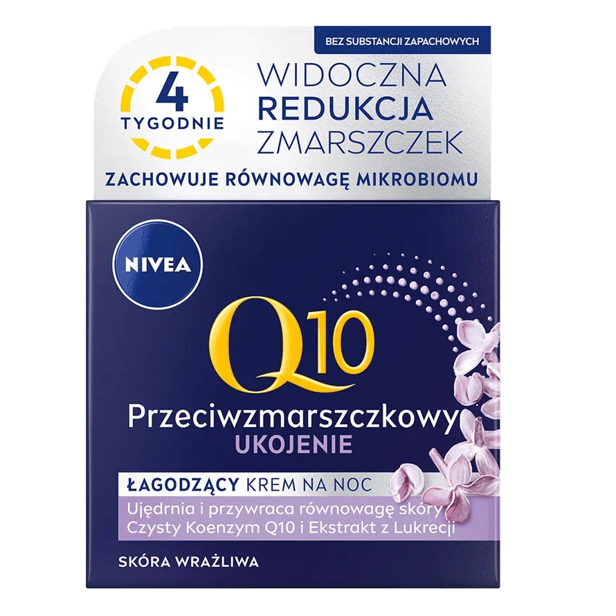 54649591651126373 Q10 Ukojenie przeciwzmarszczkowy łagodzący krem na noc 50ml - obrazek 1