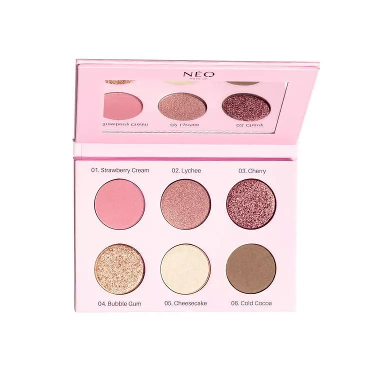 54703241632218728 Eyeshadow Palette paleta cieni prasowanych Rose 9g - obrazek 1