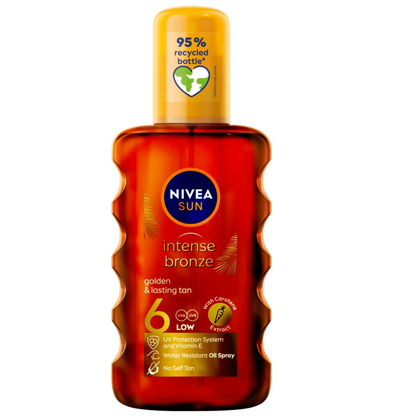 54719901702298724 Sun olejek karotenowy do opalania w spray'u SPF6 200ml - obrazek 1