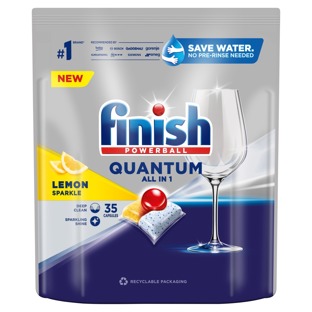 547941677076578 Quantum All in 1 kapsułki do zmywarki Lemon 35szt - obrazek 1