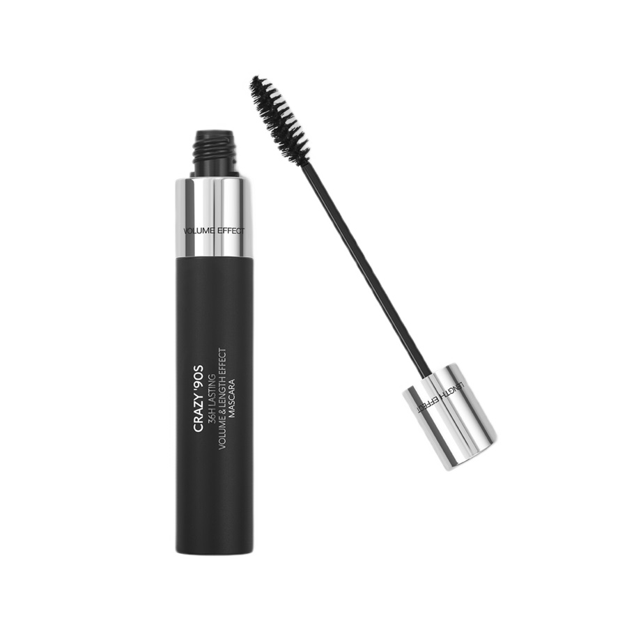 54888441724333416 Crazy '90s 36h Lasting Volume & Length Effect Mascara tusz do rzęs 2w1 dodający objętości i wydłużający o trwałości do 36h 9ml - obrazek 1
