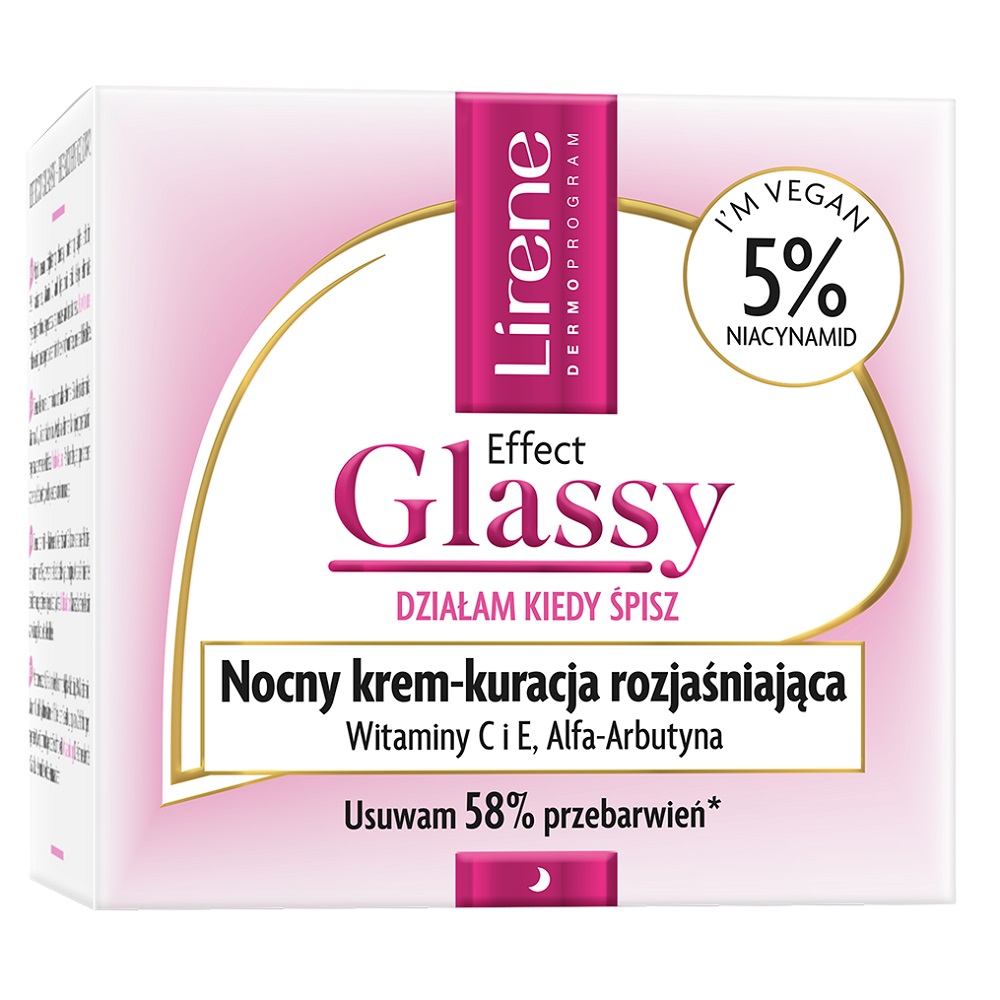 54896171743096374 Effect Glassy nocny krem-kuracja rozjaśniająca 50ml - obrazek 1