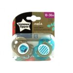 Moda smoczek uspokajający 18-36m Boy 2szt