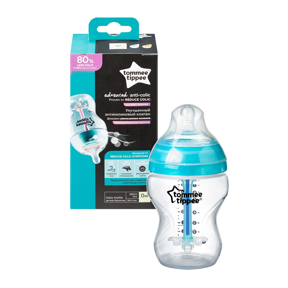 54934231683273728 Closer To Nature Advanced Anti-Colic butelka antykolkowa 0m+ 260ml - obrazek 1
