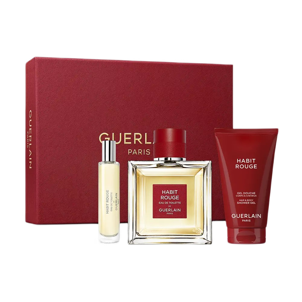 54959391732712339 Habit Rouge zestaw woda toaletowa spray 100ml + żel pod prysznic 75ml + woda toaletowa spray 10ml - obrazek 1