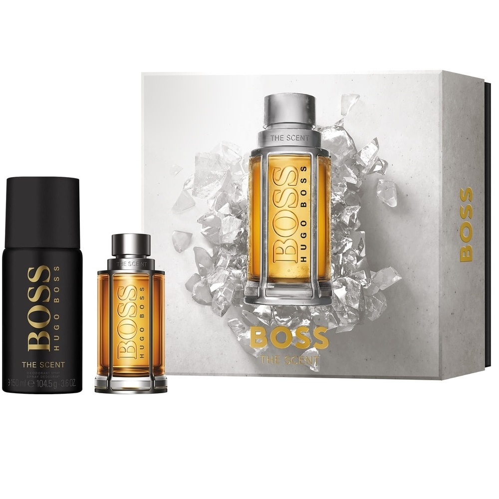 55051601650539922 The Scent For Man zestaw woda toaletowa spray 50ml + dezodorant w sprayu 150ml - obrazek 1
