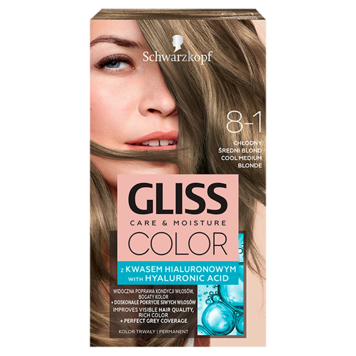 55100811586430768 Color Care & Moisture farba do włosów 8-1 Chłodny Średni Brąz - obrazek 1