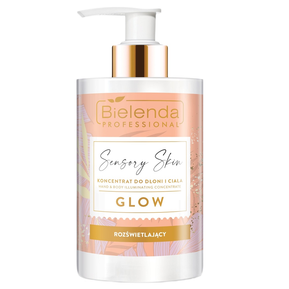 55134941715797570 Sensory Skin rozświetlający koncentrat do dłoni i ciała Glow 300ml - obrazek 1