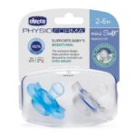 PhysioForma smoczek silikonowy uspokajający Mini Soft 2-6m Boy 2szt