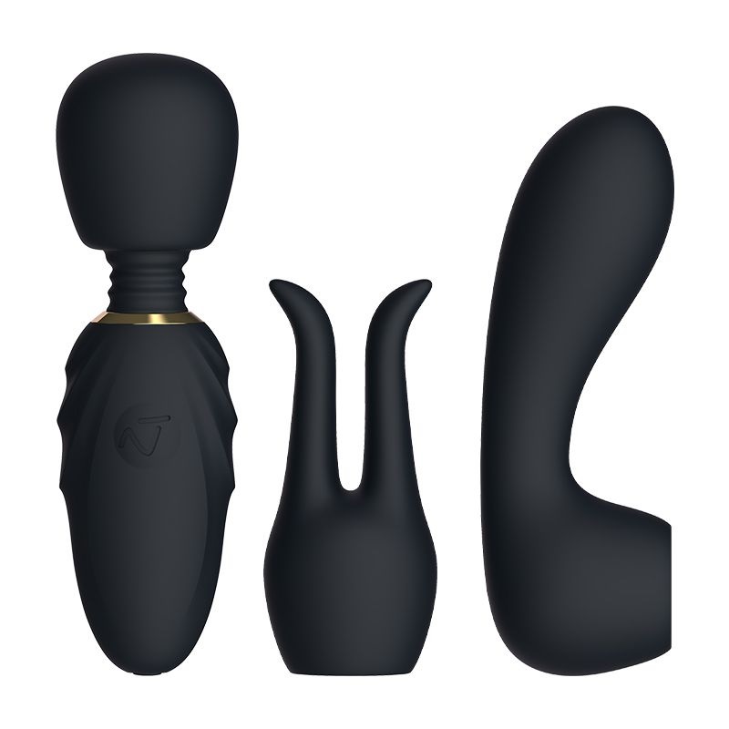 55372491711026983 Pocket Wand mini masażer łechtaczki Black - obrazek 1