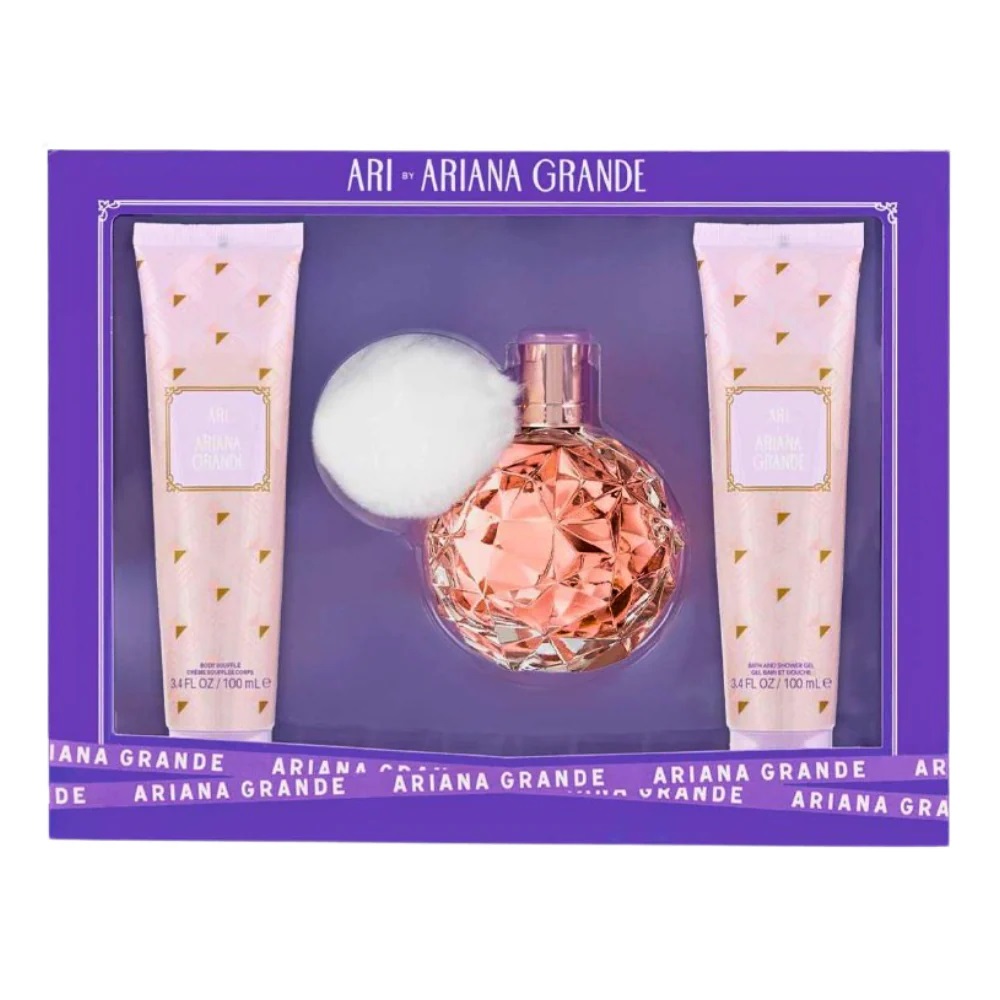 55432381760807492 Ari zestaw woda perfumowana spray 100ml + balsam do ciała 100ml + żel pod prysznic 100ml - obrazek 1