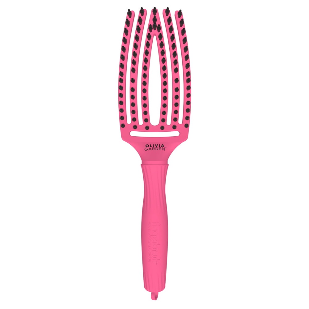55582751718028178 FingerBrush Combo Medium szczotka do włosów Hot Pink - obrazek 1