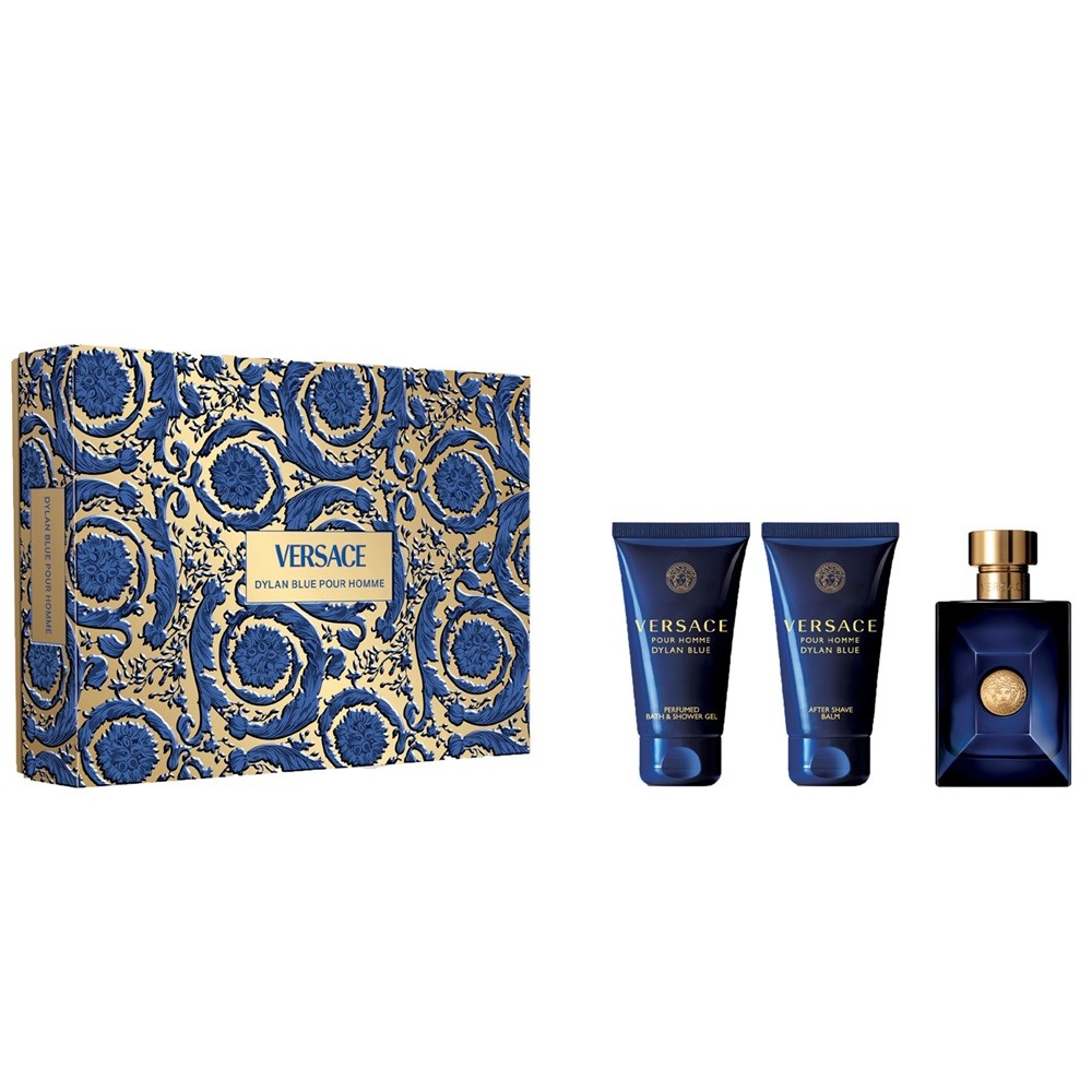 5559721744705270 Pour Homme Dylan Blue zestaw woda toaletowa spray 50ml + żel pod prysznic 50ml + balsam po goleniu 50ml - obrazek 1