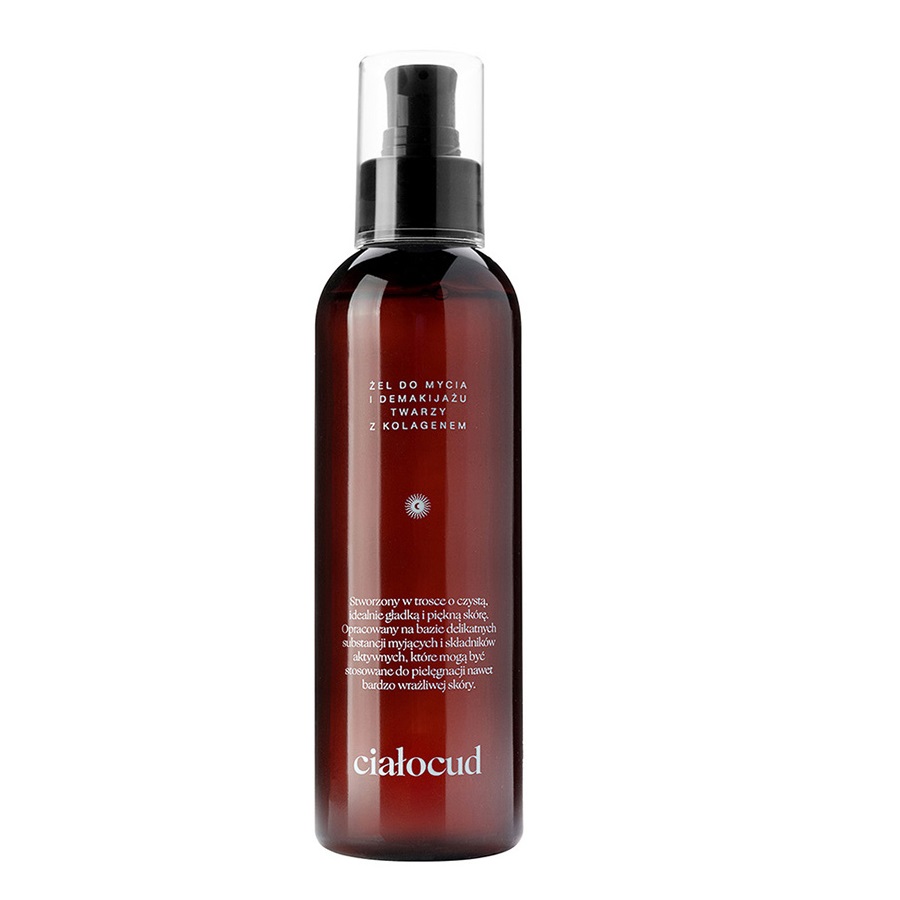 55698331707924239 Ciałocud żel do demakijażu i mycia twarzy z kolagenem 200ml - obrazek 1