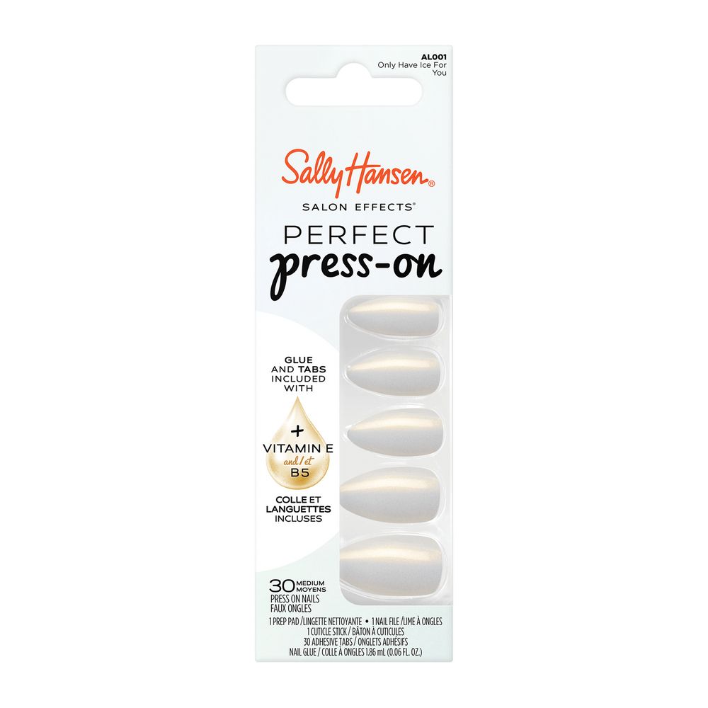 55719931762102028 Salon Effects sztuczne paznokcie 001 Only Have Ice For You 30szt - obrazek 1