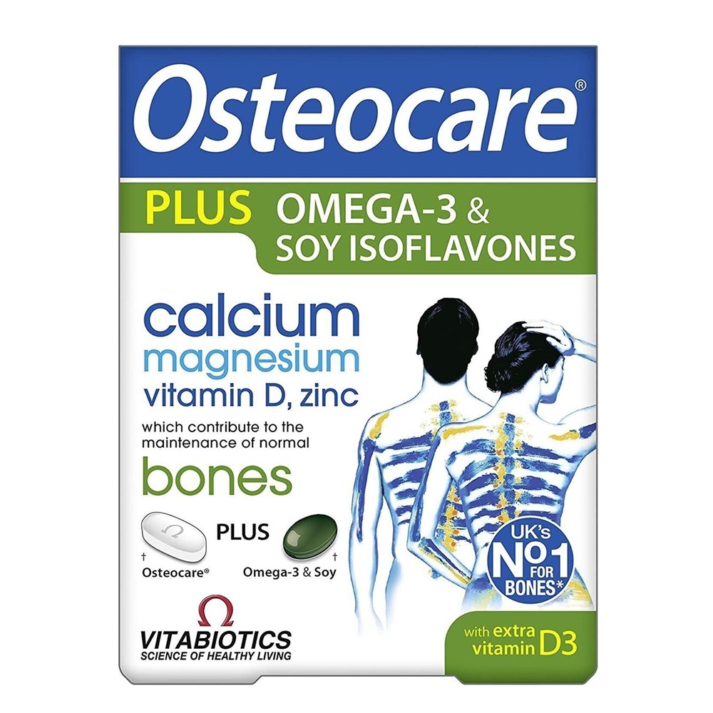 55796721734701333 Osteocare Plus Omega-3 & Soy Isoflavones suplement diety 84 tabletek/kapsułek - obrazek 1