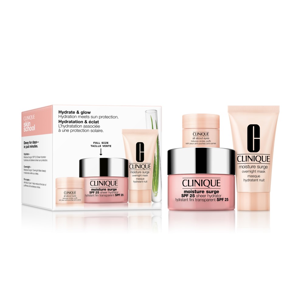 55849731729680914 Hydrate + Glow zestaw krem nawilżający SPF25 50ml + maseczka do twarzy 30ml + krem-żel pod oczy 5ml - obrazek 1