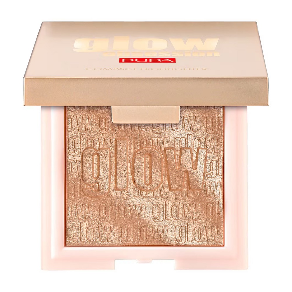 55857831721830365 Glow Obsession Compact Highlighter rozświetlacz w kompakcie 002 Rose Gold 6g - obrazek 1