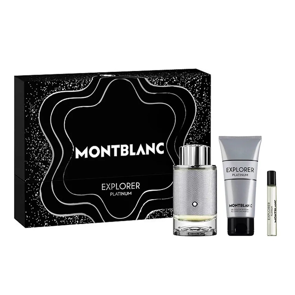 55875681732599691 Explorer Platinum zestaw woda perfumowana spray 100ml + miniatura wody perfumowanej 7.5ml + żel pod prysznic 100ml - obrazek 1