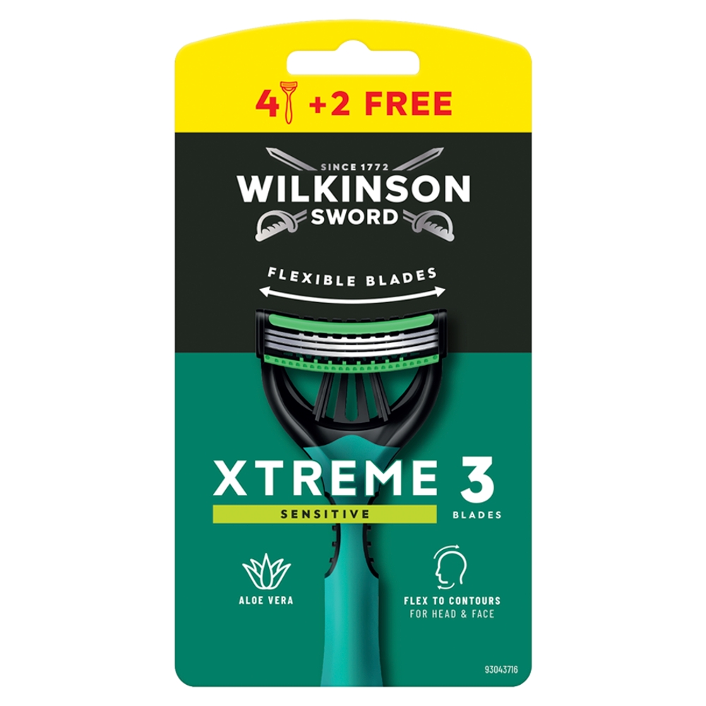 56072481777022218 Xtreme3 Sensitive maszynka do golenia z 3 ostrzami 6szt - obrazek 1
