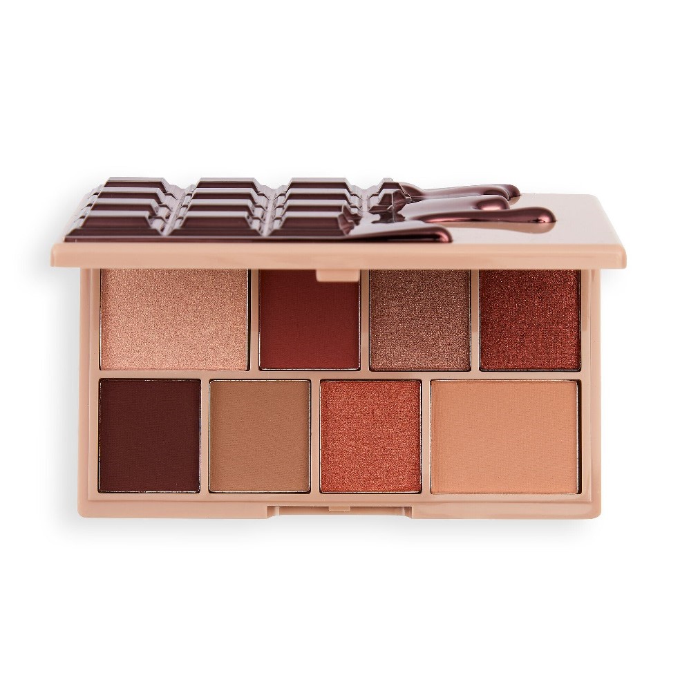 56131731739175894 I Heart Revolution Mini Chocolate Eyeshadow Palette mini paletka cieni do powiek Hazelnut Cream 10.2g - obrazek 1