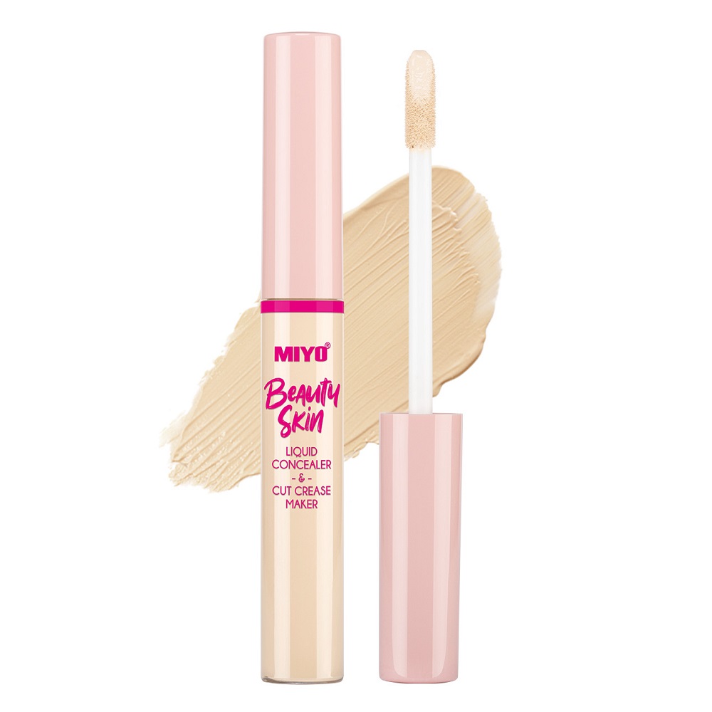 56203051708589468 Beauty Skin Liquid Concealer and Cut Crease Maker płynny korektor kryjący 02 Hello Yellow 7ml - obrazek 1
