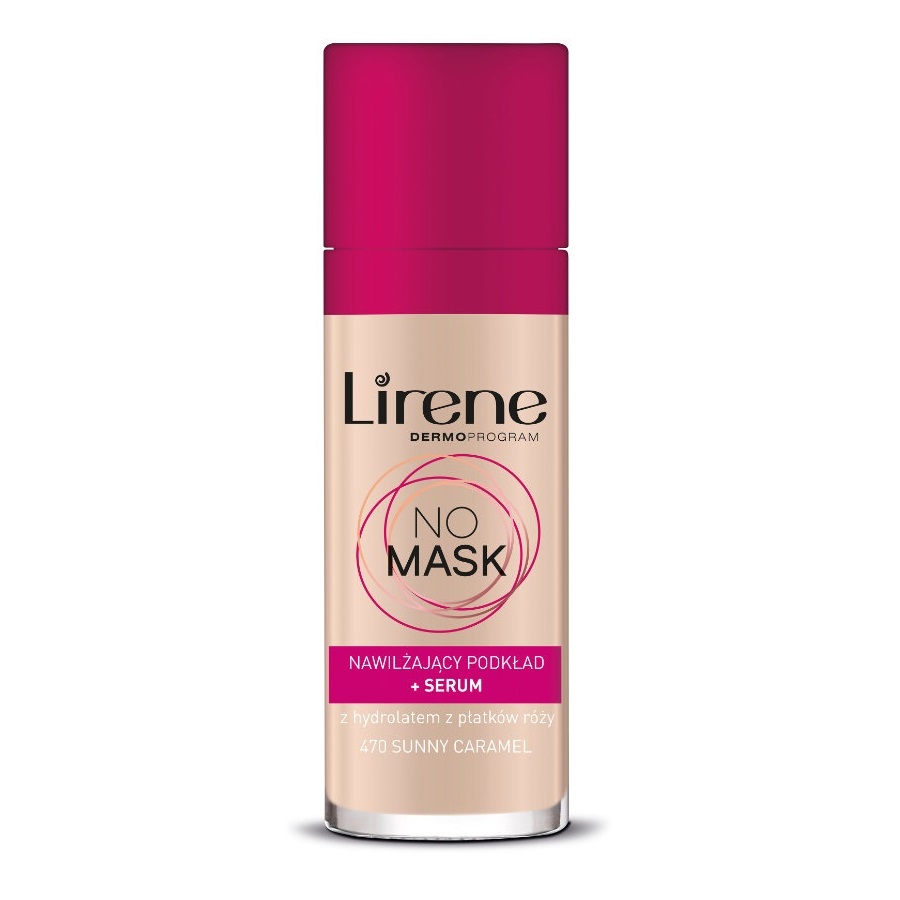 56216521650618509 No Mask nawilżający podkład + serum 470 Sunny Caramel 30ml - obrazek 1