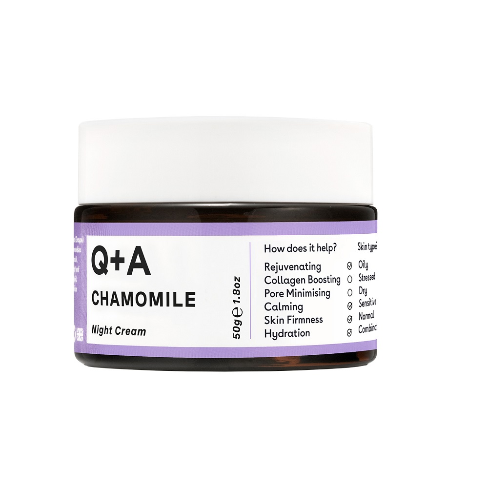 56456121682511336 Chamomile Calming Night Cream łagodzący krem do twarzy na noc z rumiankiem 50g - obrazek 1