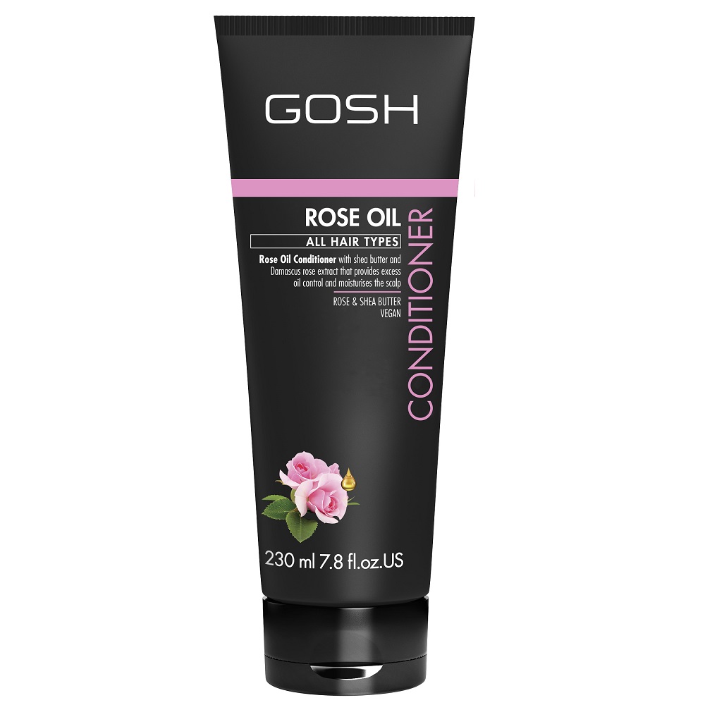 56477871722322174 Rose Oil odżywka do włosów z olejkiem różanym 230ml - obrazek 1