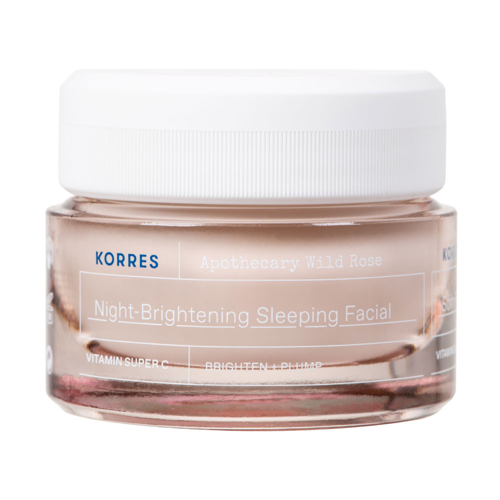 56542971687956654 Apothecary Wild Rose Night-Brightening Sleeping Facial rozświetlający krem do twarzy na noc 40ml - obrazek 1