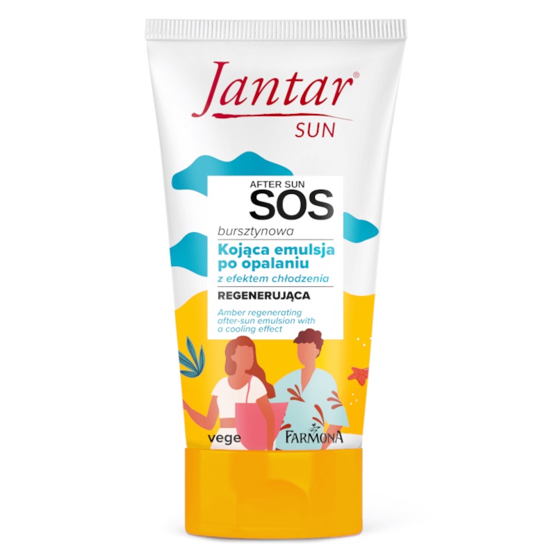 56580351715048329 Jantar Sun bursztynowa kojąca emulsja po opalaniu z efektem chłodzenia 150ml - obrazek 1