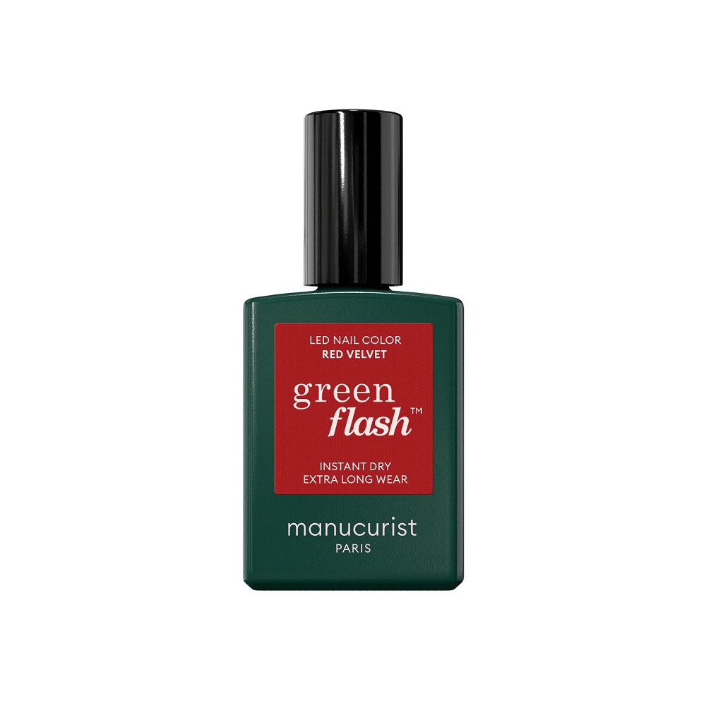5662161768215647 Green Flash Nail Polish lakier do paznokci Red Velvet 15ml - obrazek 1