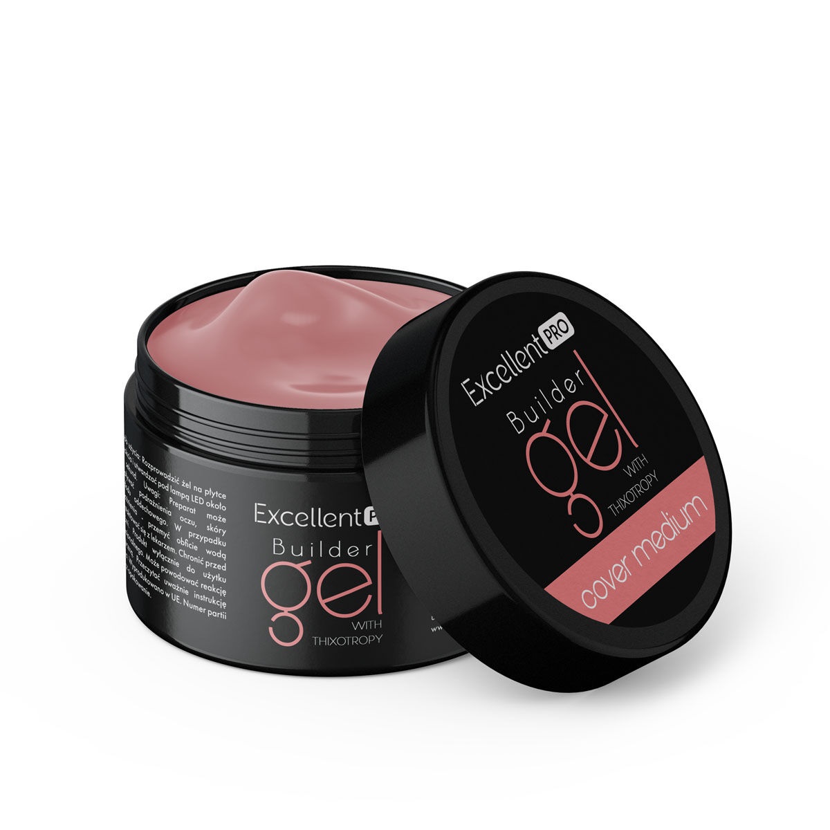 www.kozubek.info Builder Gel With Thixotropy żel budujący Cover Medium 50g - obrazek 1