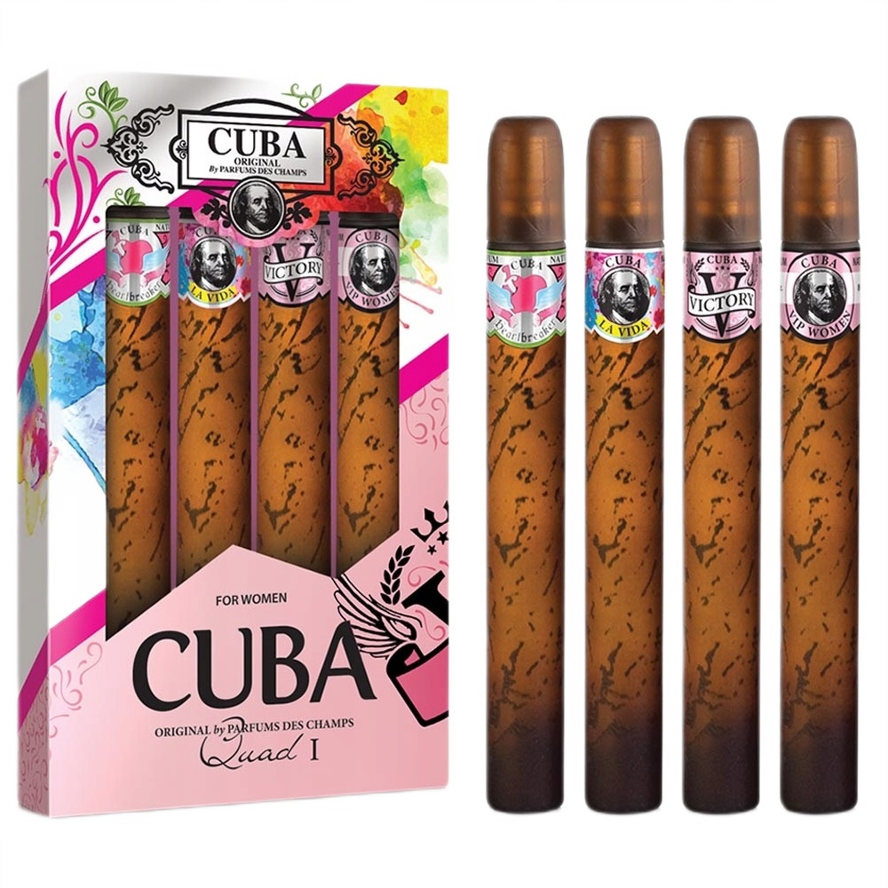 566891724235928 Cuba Quad I zestaw Heartbreaker woda perfumowana spray 35ml + La Vida woda perfumowana spray 35ml + Victory woda perfumowana spray 35ml + Vip woda perfumowana spray 35ml - obrazek 1