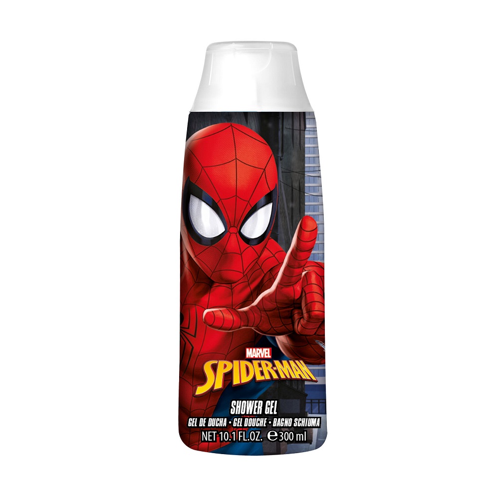 56772761618225450 Marvel Spiderman żel pod prysznic dla dzieci 300ml - obrazek 1