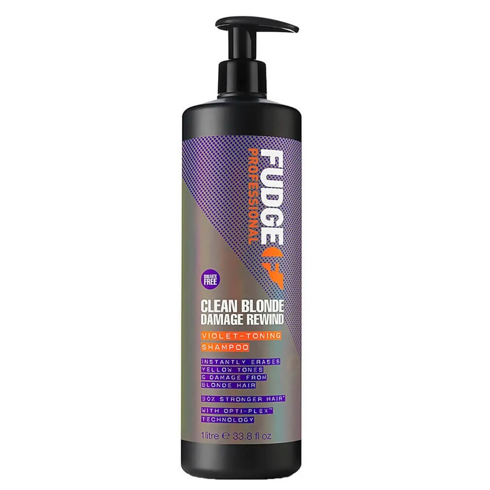 56842231703064905 Clean Blonde Damage Rewind Violet-Toning Shampoo szampon regenerujący i tonujący włosy blond 1000ml - obrazek 1