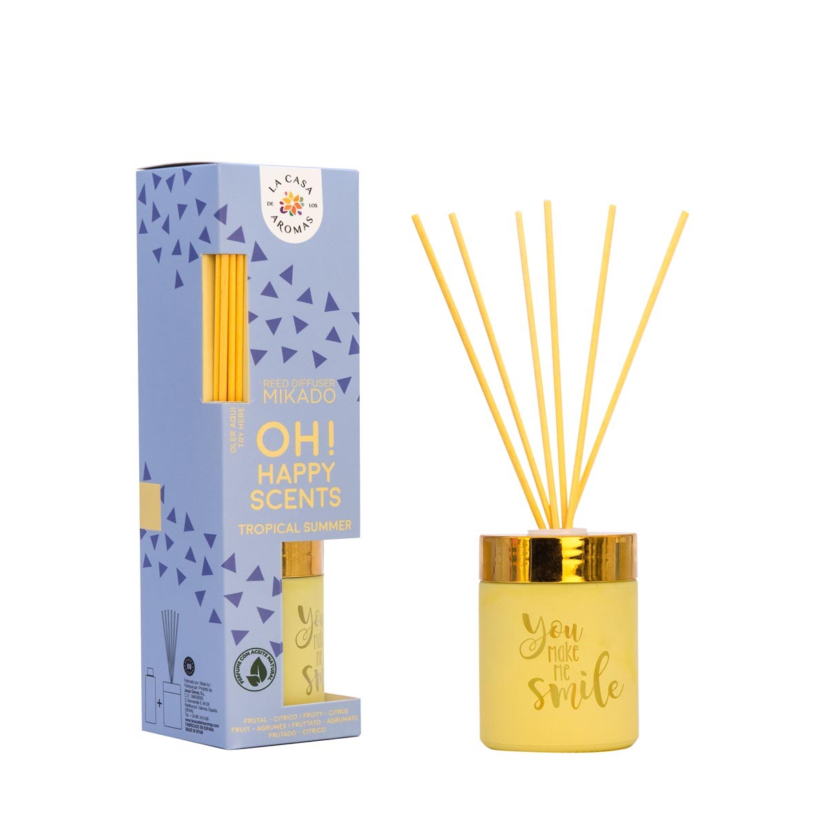 56913601634284159 Oh! Happy Scents patyczki zapachowe Tropical Summer 100ml - obrazek 1