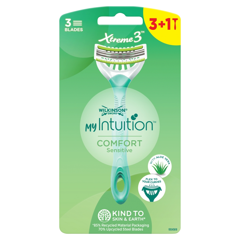 56930531777014919 My Intuition Xtreme3 Comfort Sensitive jednorazowe maszynki do golenia dla kobiet 4szt - obrazek 1