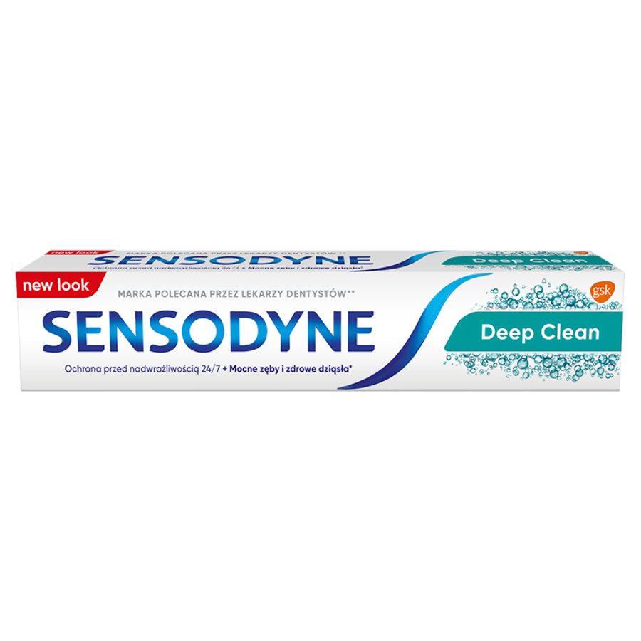 56947751672751555 Deep Clean pasta do zębów z fluorkiem 75ml - obrazek 1