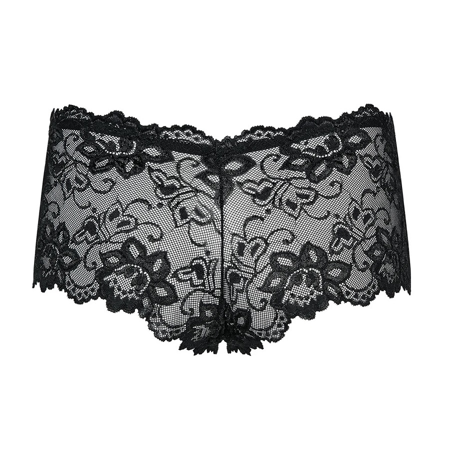 56964331711610184 Idillia Shorties koronkowe szorty Black XXL - obrazek 1