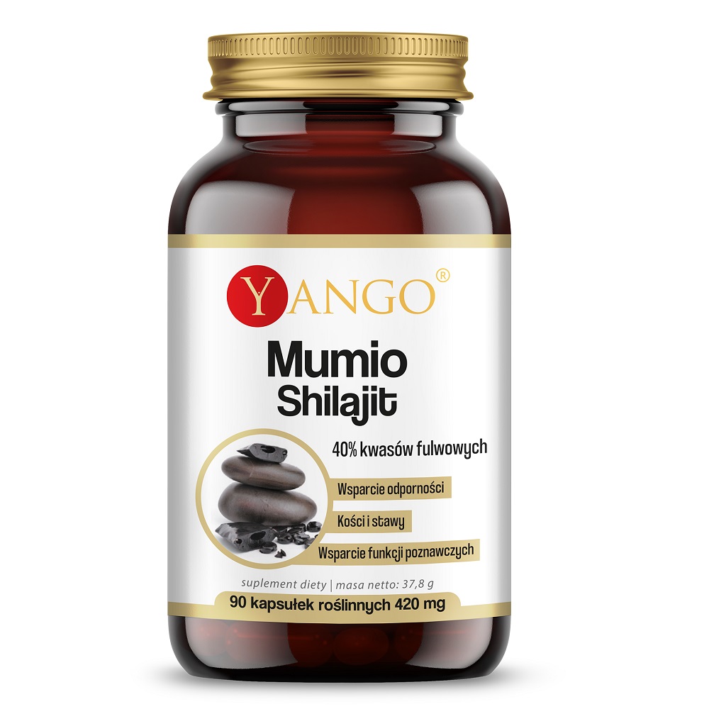 56982291744961901 Mumio Shilajit 40% kwasów fulwowych suplement diety 90 kapsułek - obrazek 1