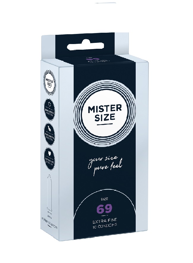 57003941634201039 Condoms prezerwatywy dopasowane do rozmiaru 69mm 10szt. - obrazek 1