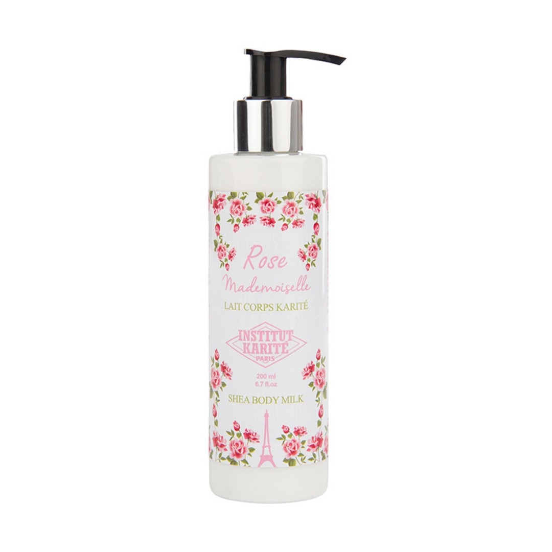57071051625558824 Shea Body Milk mleczko do ciała z masłem Shea Róża 200ml - obrazek 1