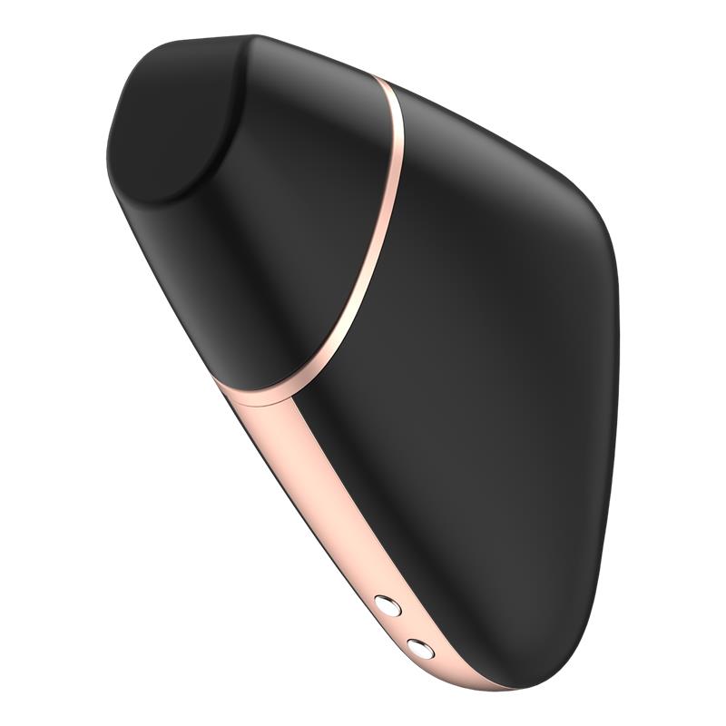 5711741621589604 Love Triangle powietrzny stymulator łechtaczki Black - obrazek 1