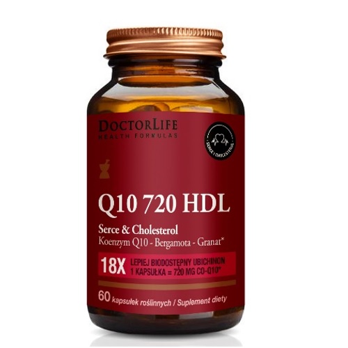 57159461646307636 Q10 720 HDL Serce & Cholesterol suplement diety 60 kapsułek - obrazek 1