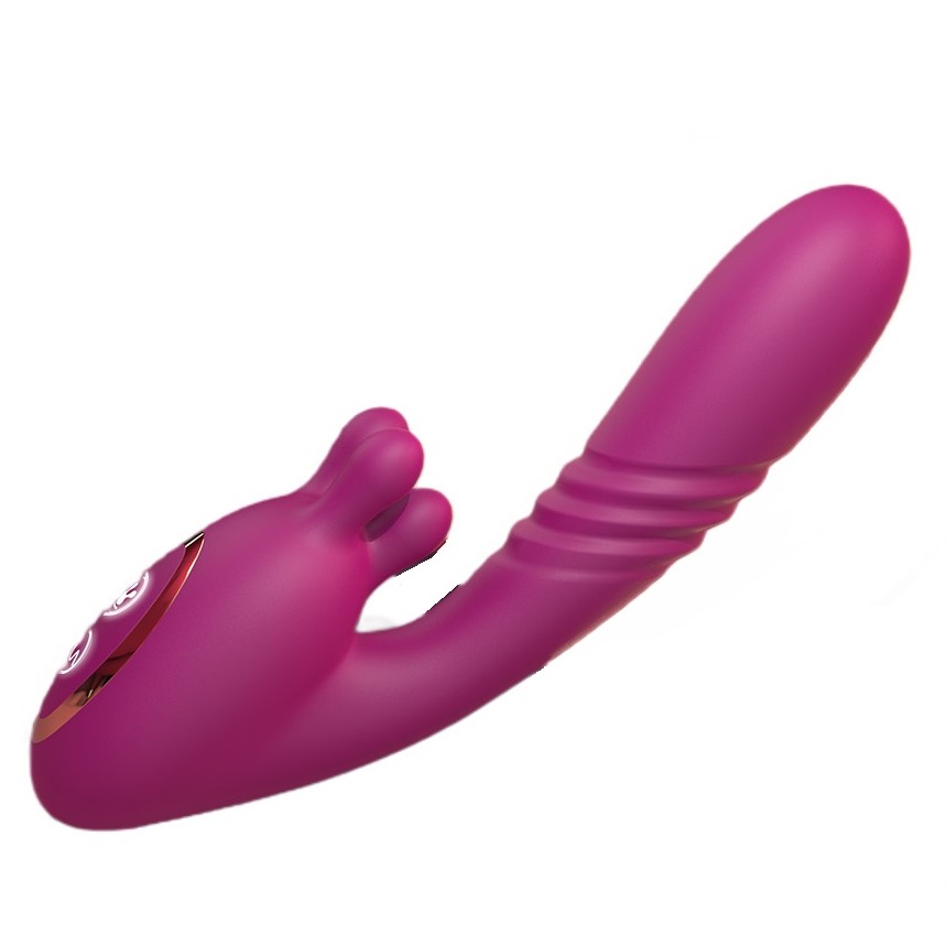57167001725629511 Layla wibrator ze stymulatorem łechtaczki Purple - obrazek 1