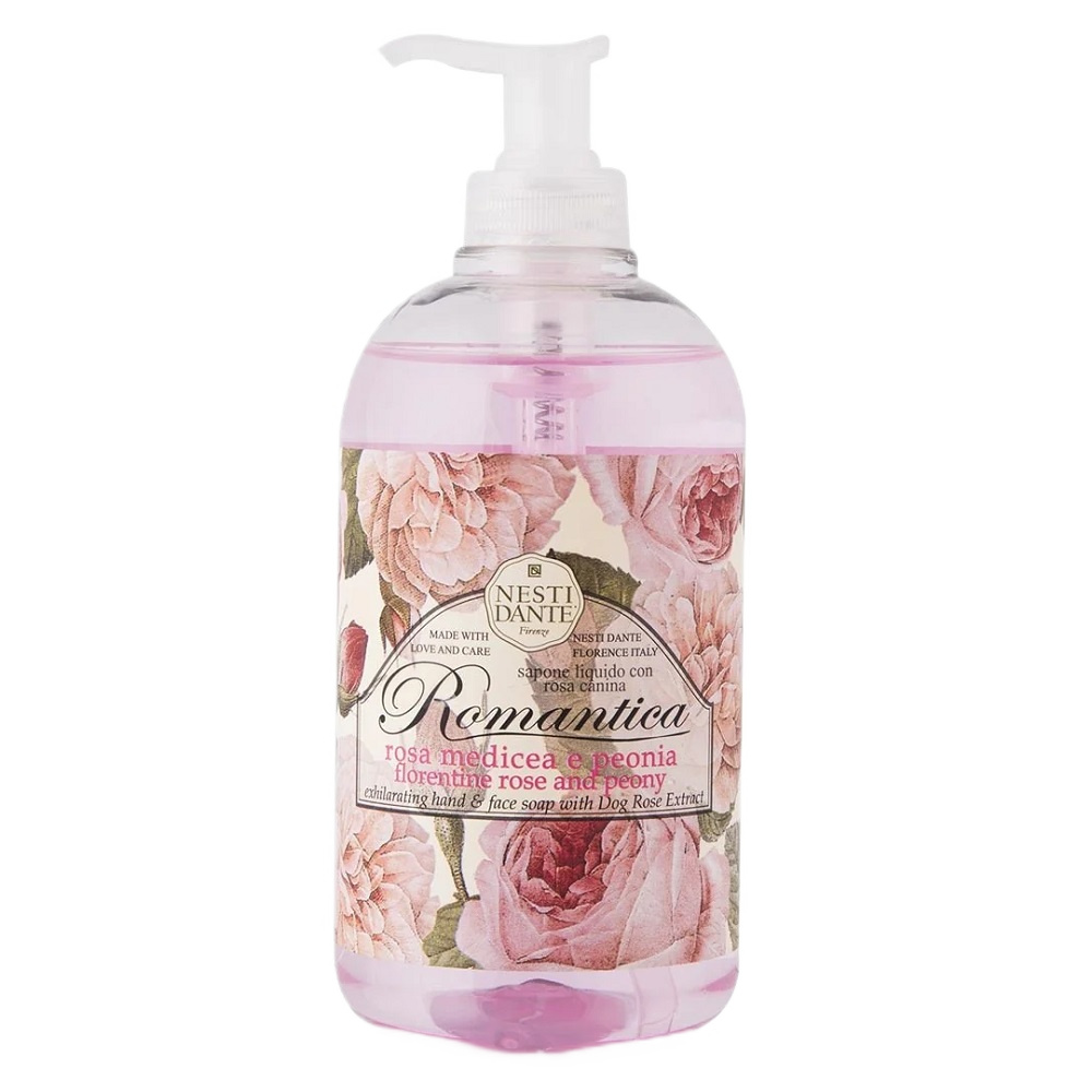 57205211713942172 Romantica orzeźwiające mydło w płynie Rose & Peony 500ml - obrazek 1