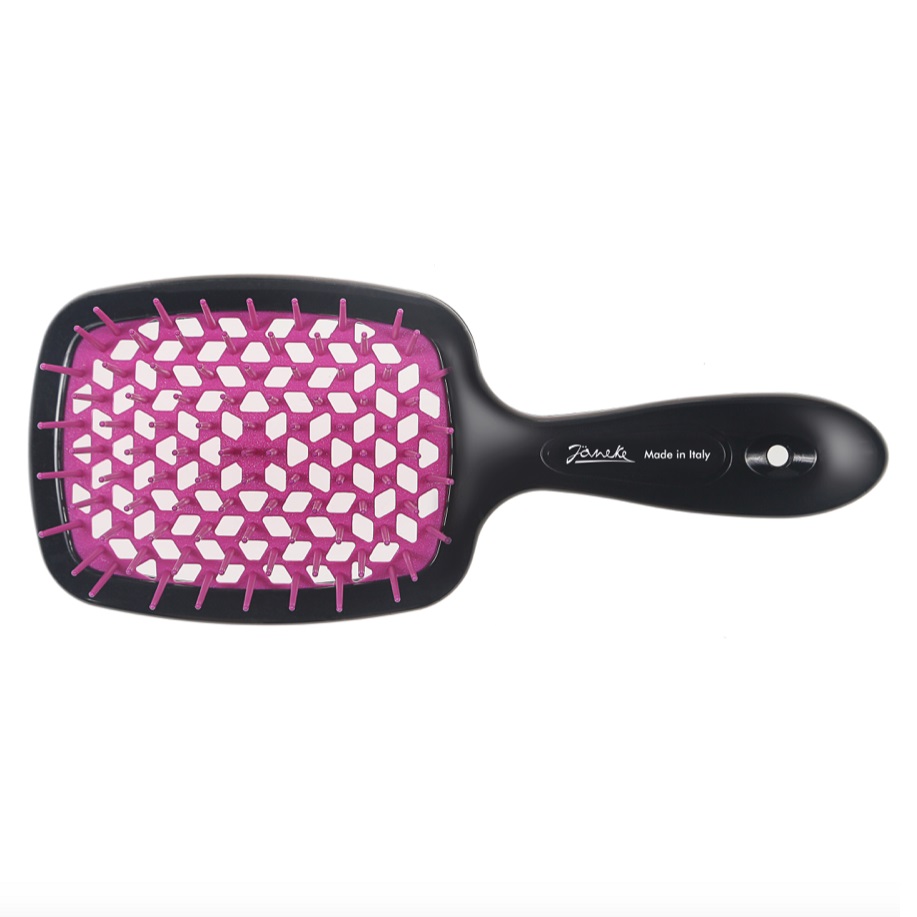 57206521678886326 Superbrush szczotka fryzjerska do rozczesywania włosów Czarno-Fuksjowa - obrazek 1